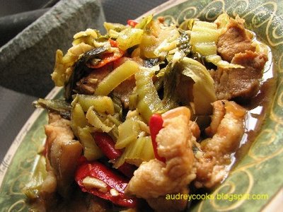 Pickled Mustard Greens Stir Fry - Oh My Food Recipes